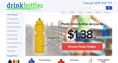 Desktop Screenshot of drinkbottles.com.au