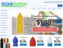 Tablet Screenshot of drinkbottles.com.au